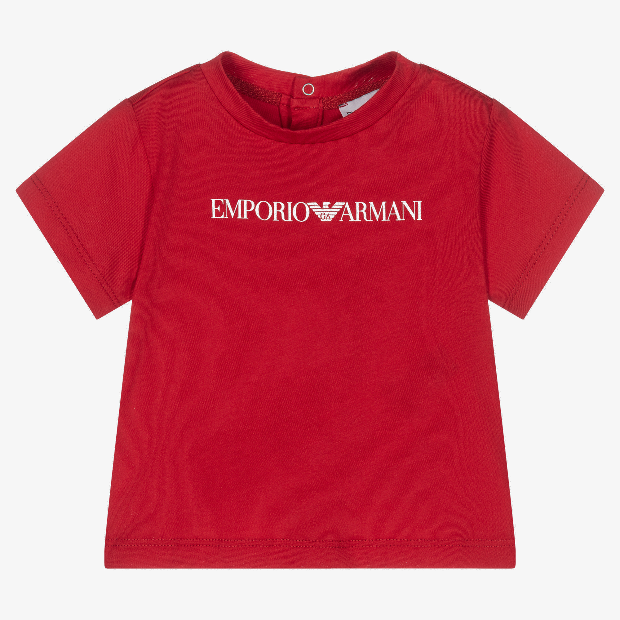 EMPORIO ARMANI 赤 ネクタイ Tシャツ 80 送料込　出品番号22 レッド（赤）系 EMPORIO ARMANI(エンポリオアルマーニ) ネクタイ