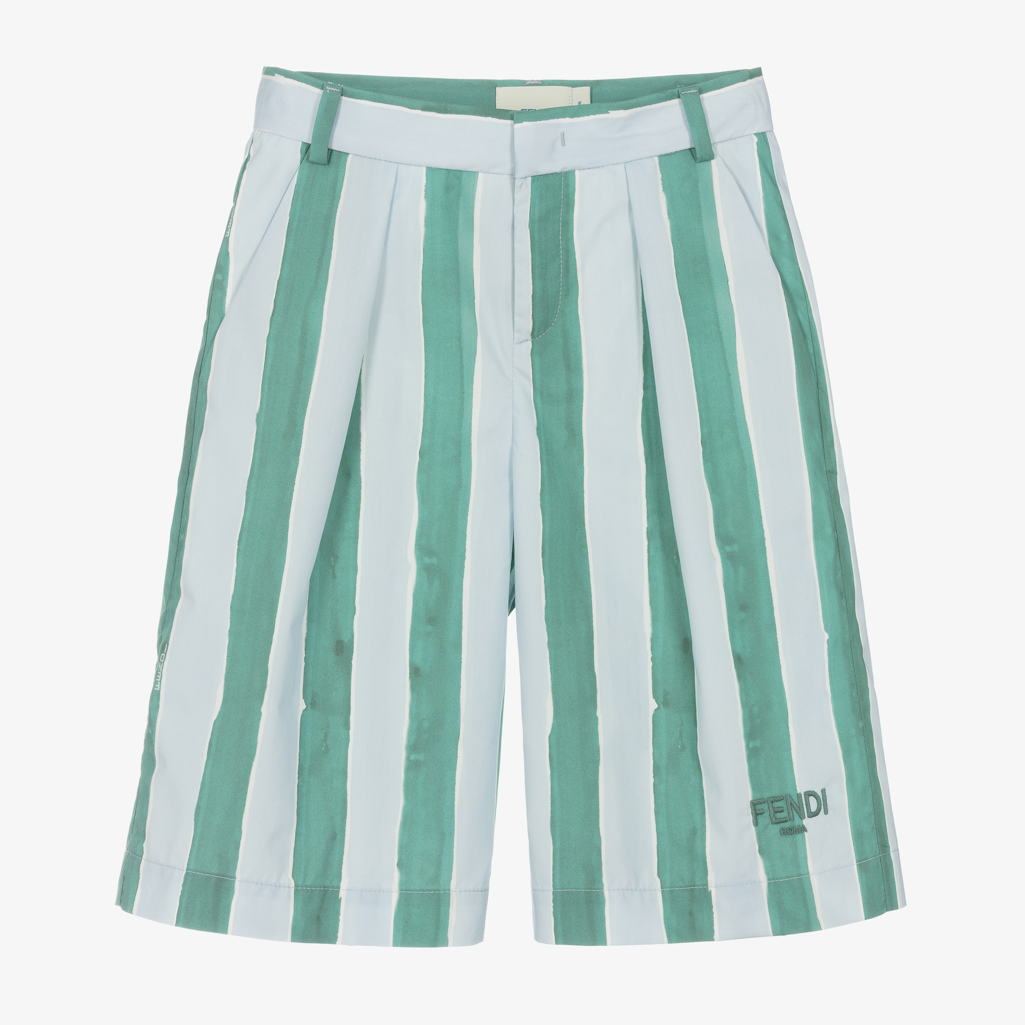 fendi-boys-blue-green-stripe- fendi-boys-blue-green-stripe-