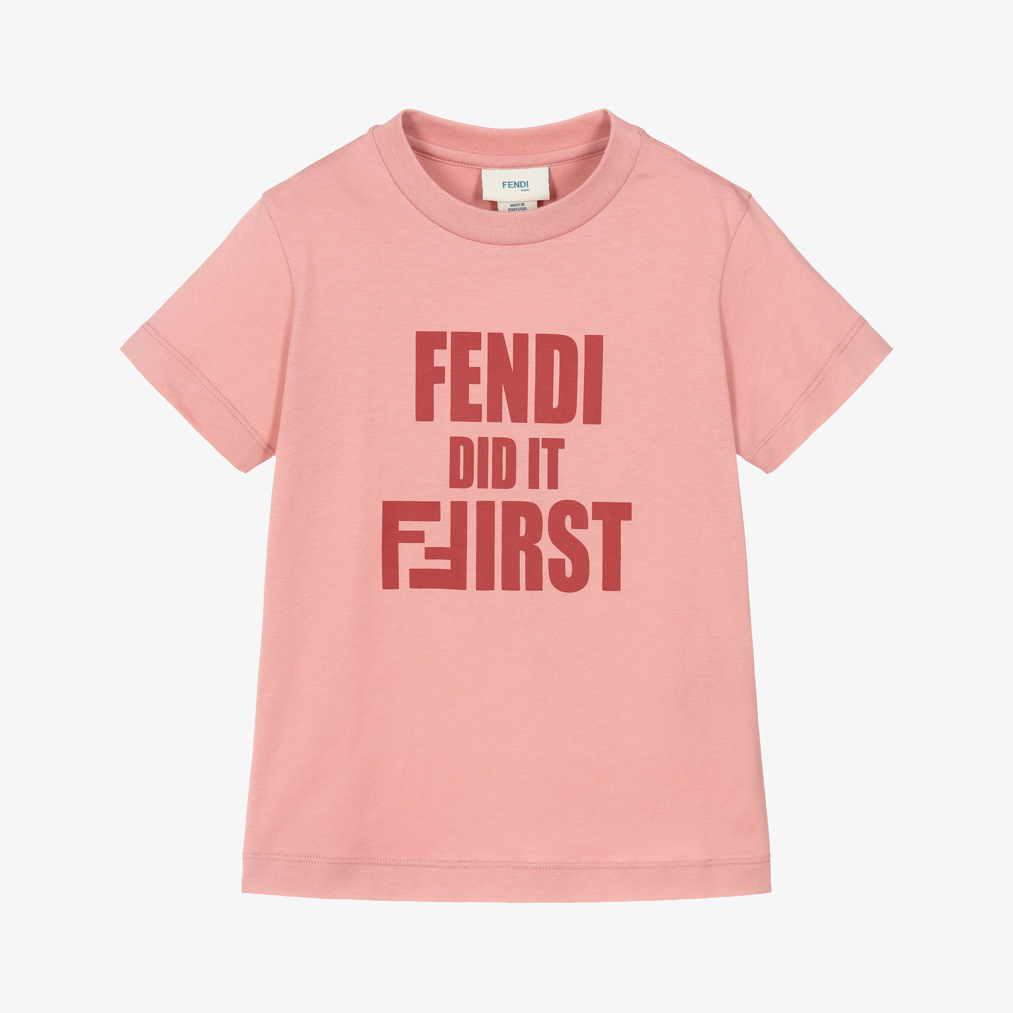 FENDI ライトピンク 半袖Tシャツ Allover Ff Logo Tee Pink | The Webster
