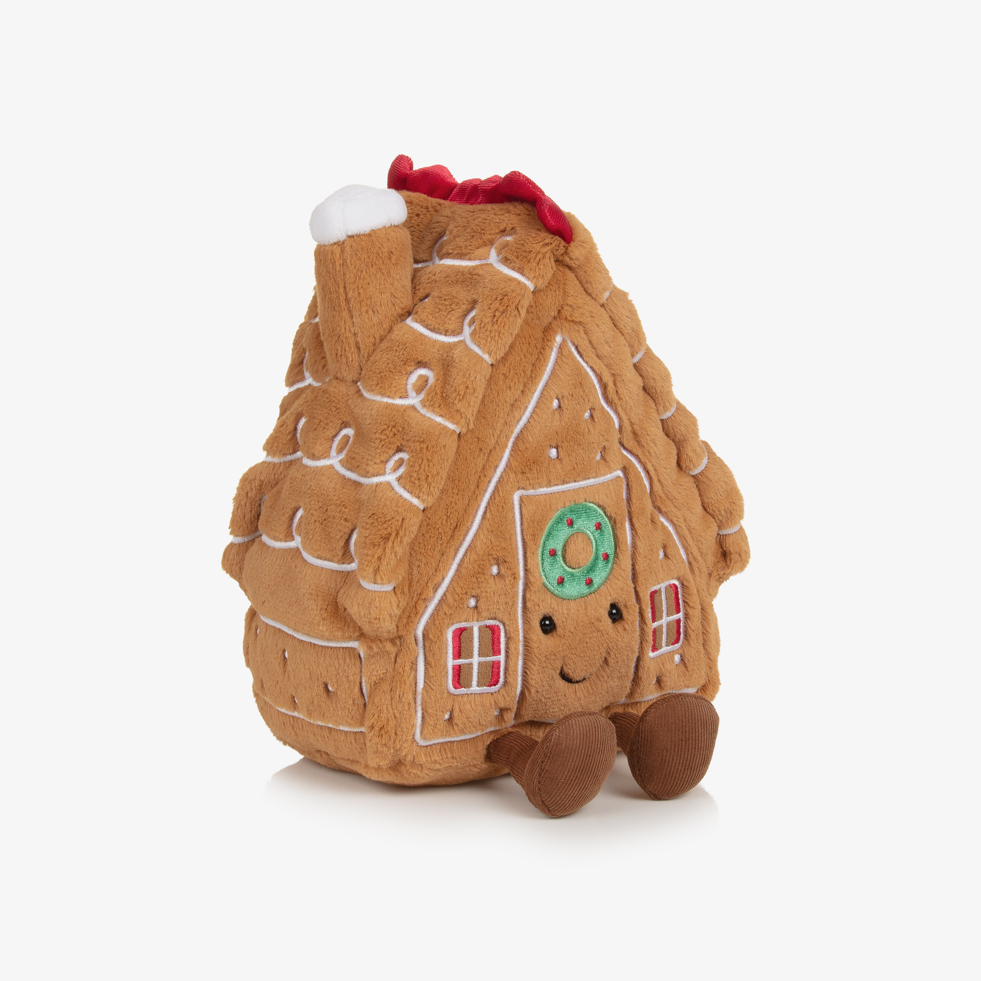 Jellycat Beige Gingerbread House Soft Toy (20cm) Childrensalon