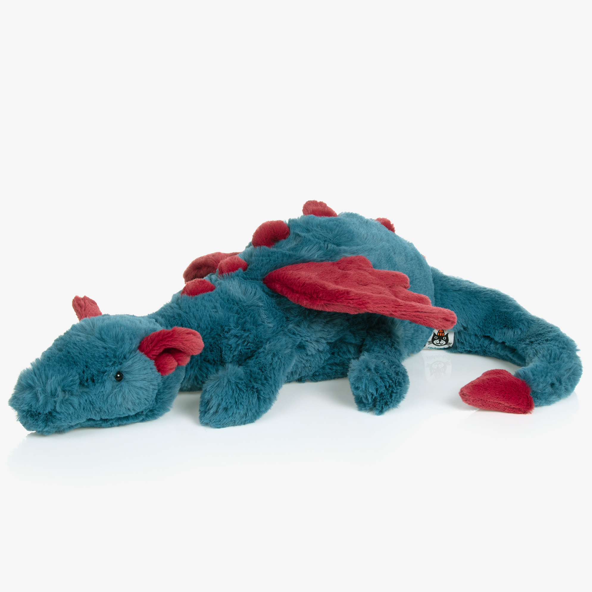 Jellycat - Blue Dexter Dragon Soft Toy (71cm) | Childrensalon