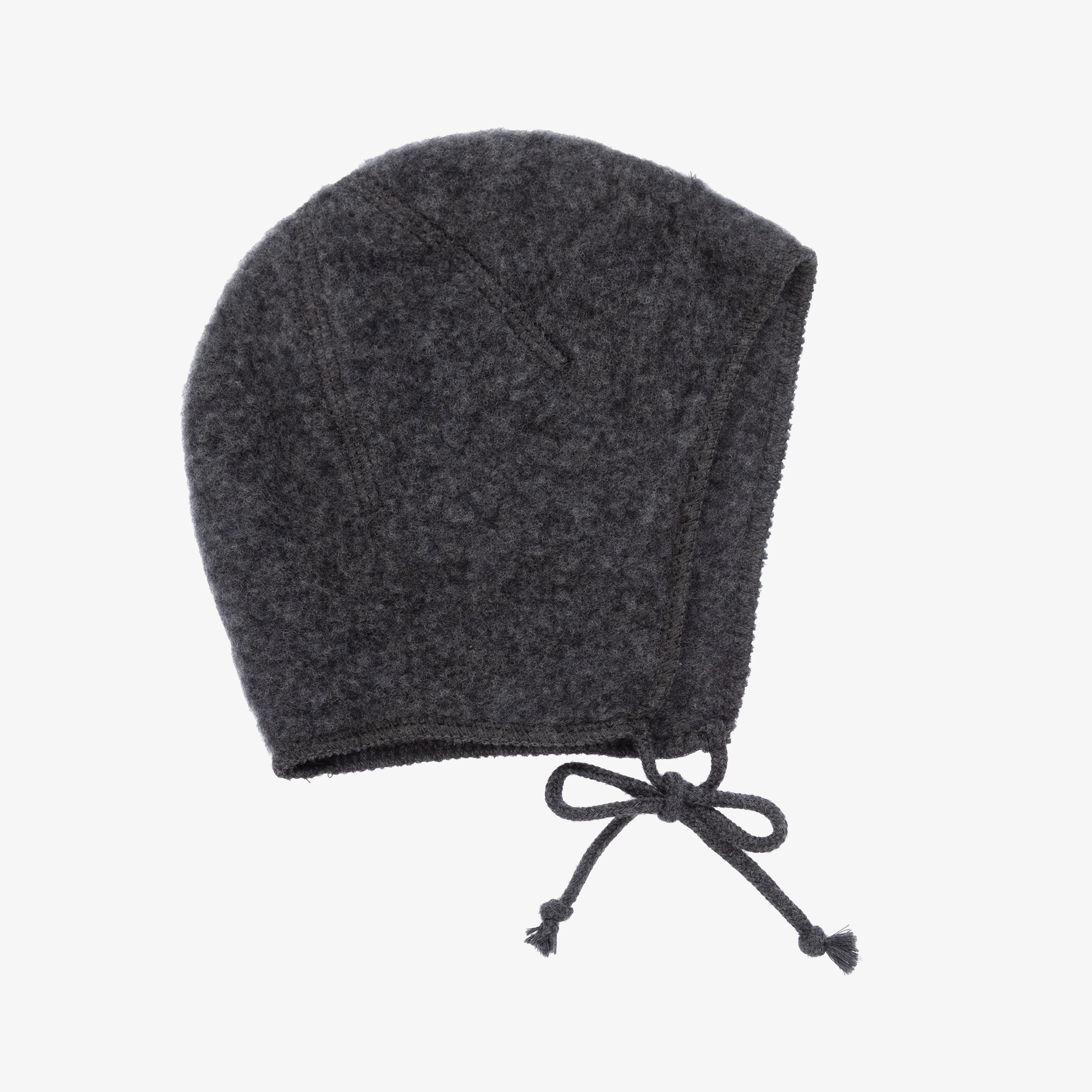 帽子 Little suzie  wool bonnet joha-grey-wool-silk-baby-