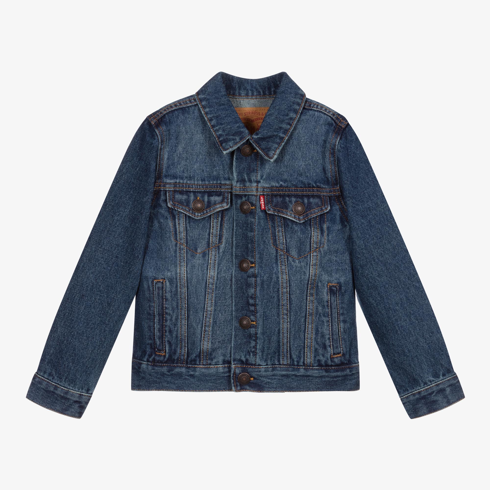 L’Appartement Boys denim Jacket Levi's - Boys Blue Denim Jacket | Childrensalon