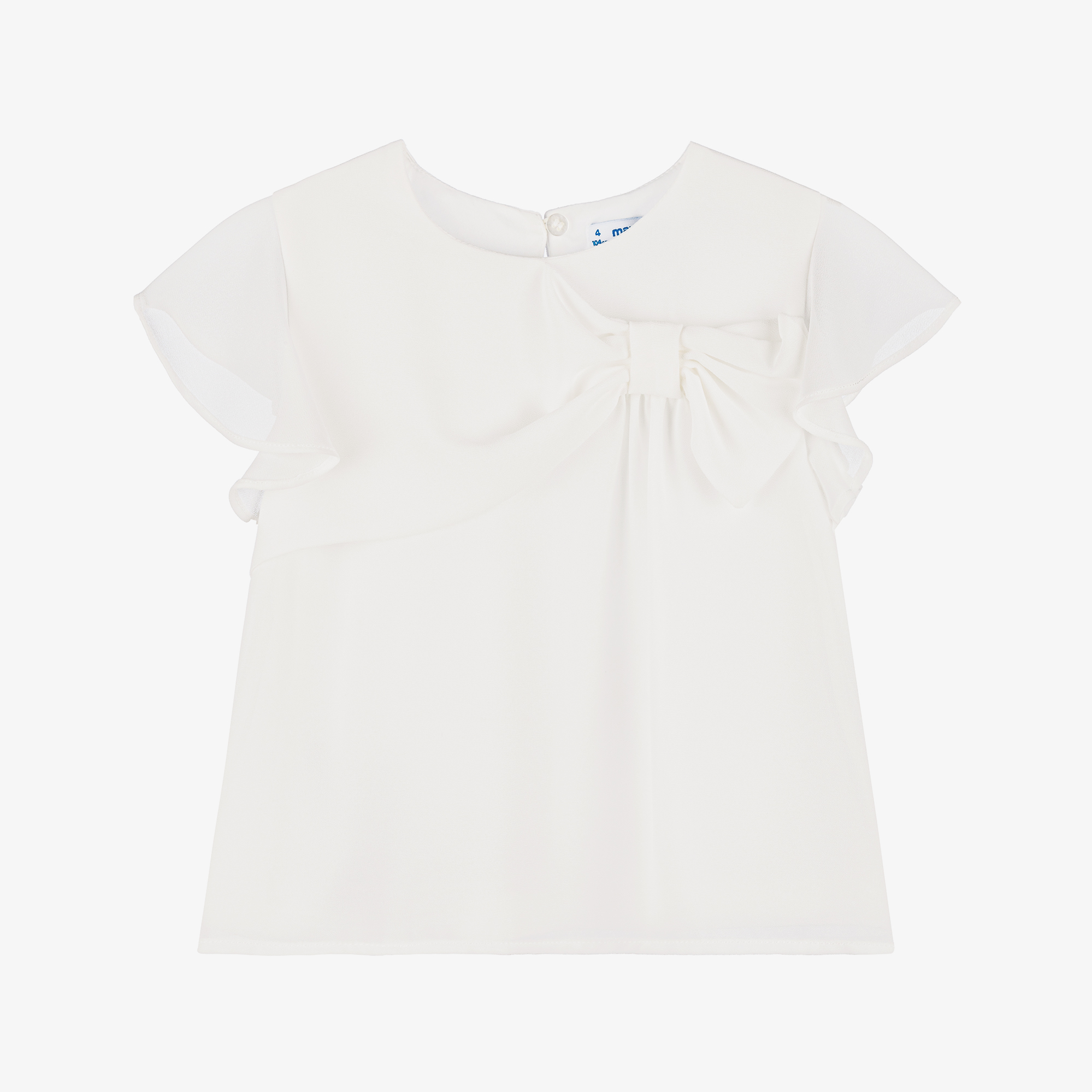 white chiffon blouse