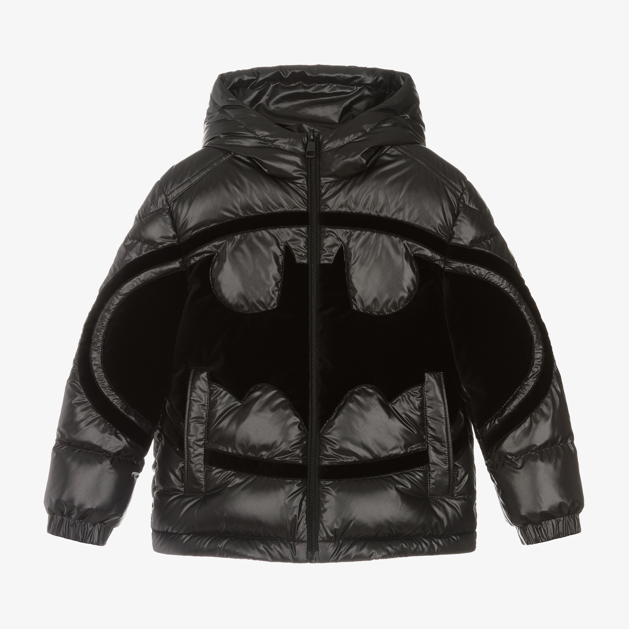 Batman Winter Jacket Moncler Enfant Boys Black Batman Solander
