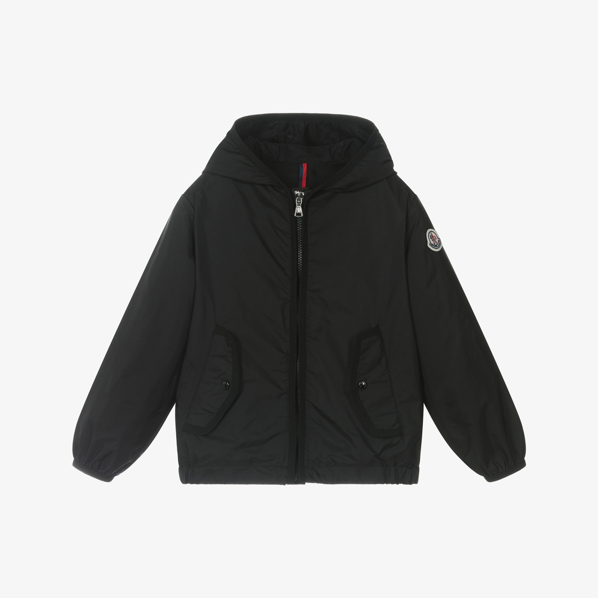 Moncler Enfant - Boys Black Ottis Hooded Jacket | Childrensalon