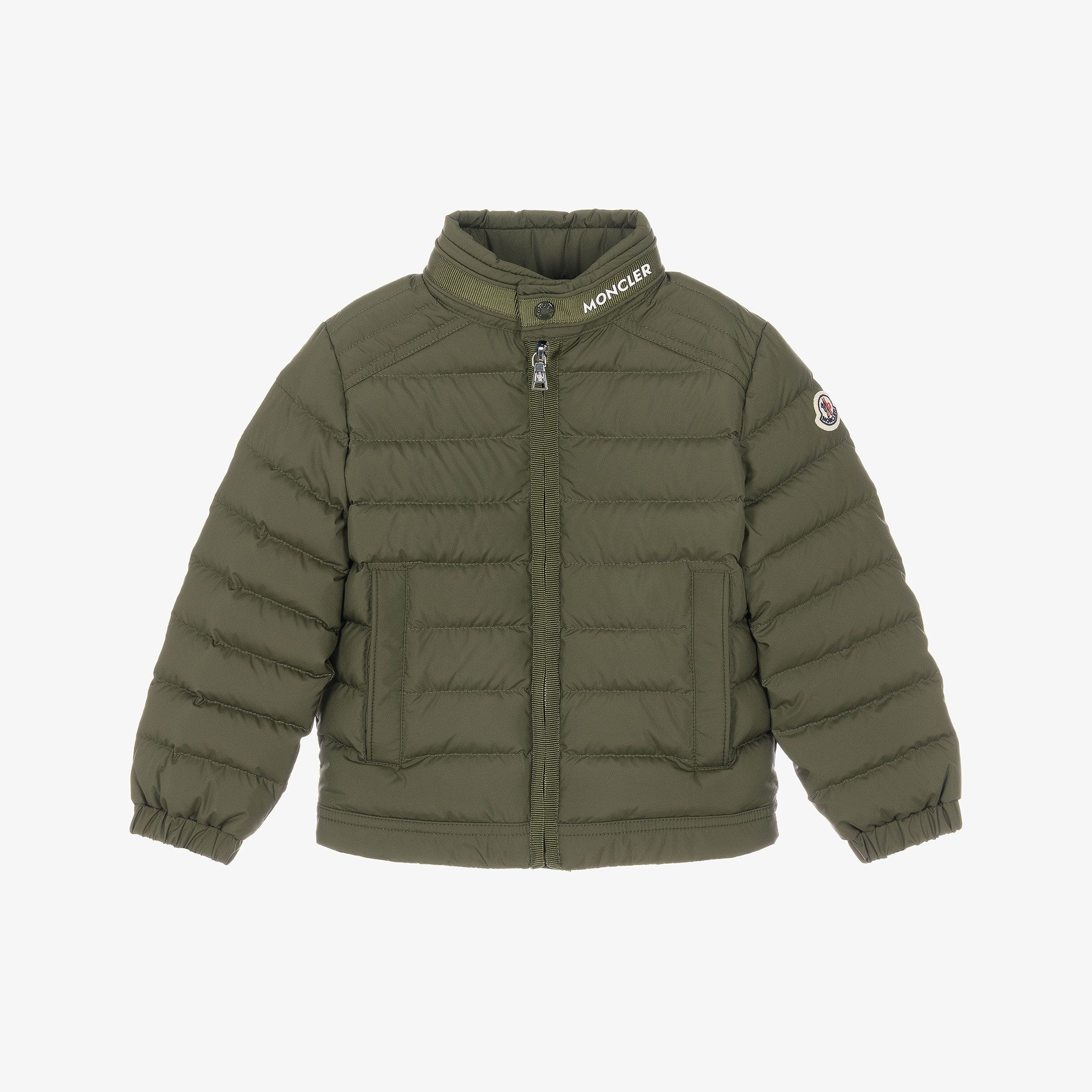 Moncler Enfant - Boys Moss Green Soren Down Jacket | Childrensalon