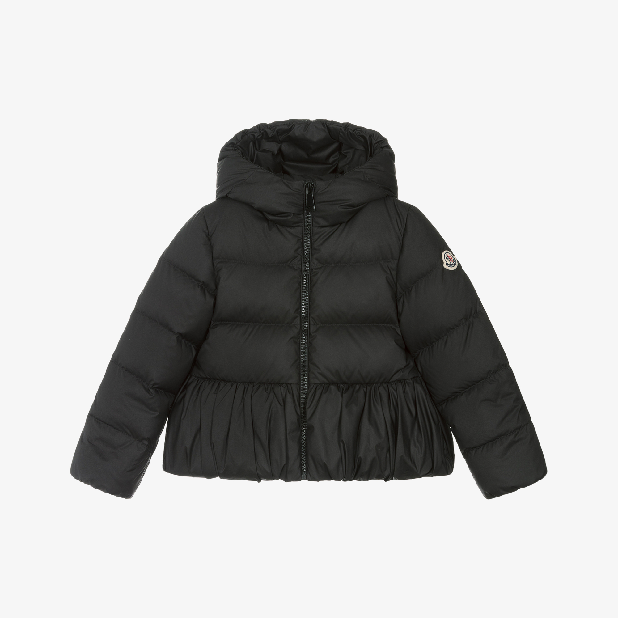 Moncler Enfant - Girls Black Elizaveta Down Padded Puffer Jacket