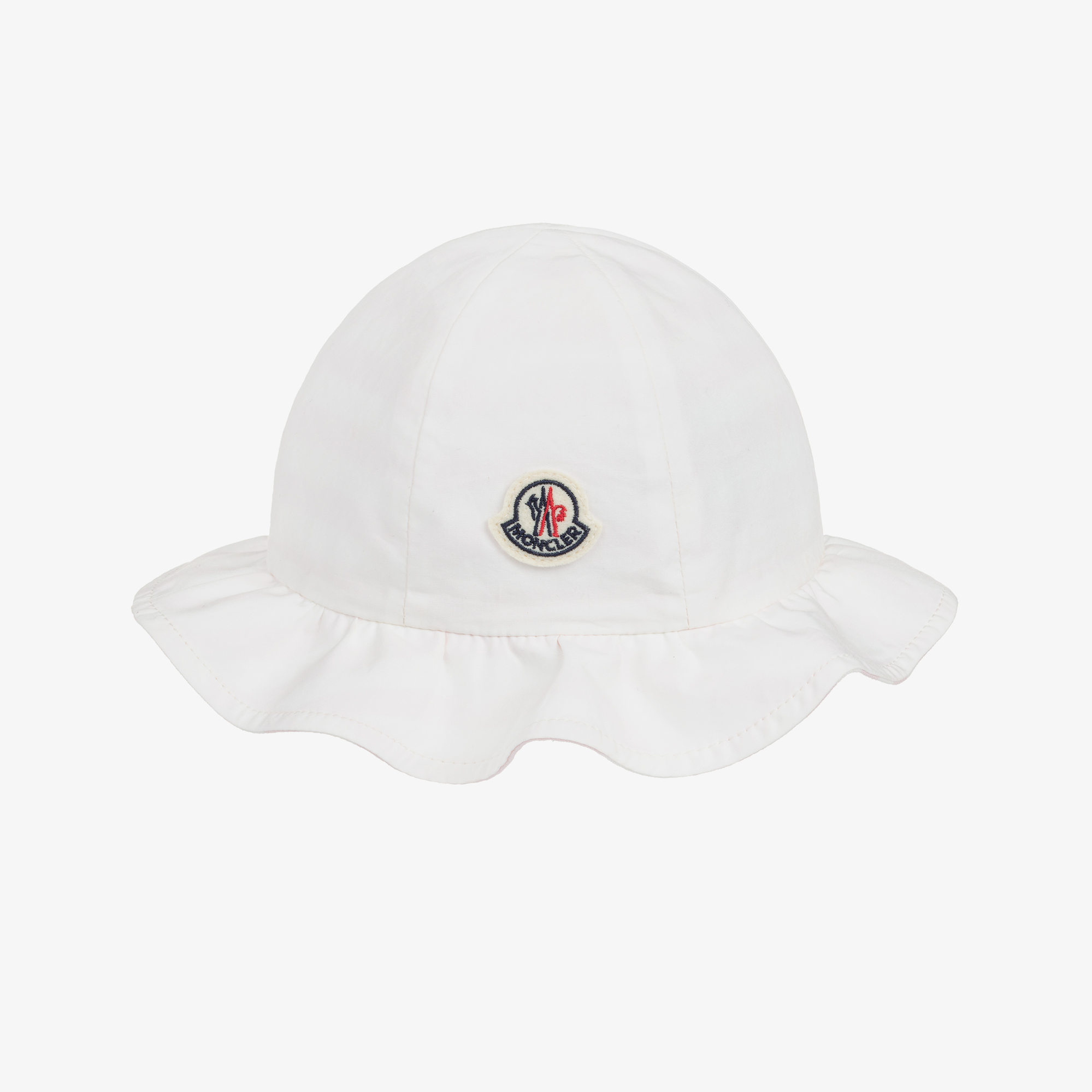 Moncler White Polyester Bucket Women\'s Hat K10933B000255983X999_2 main image 2