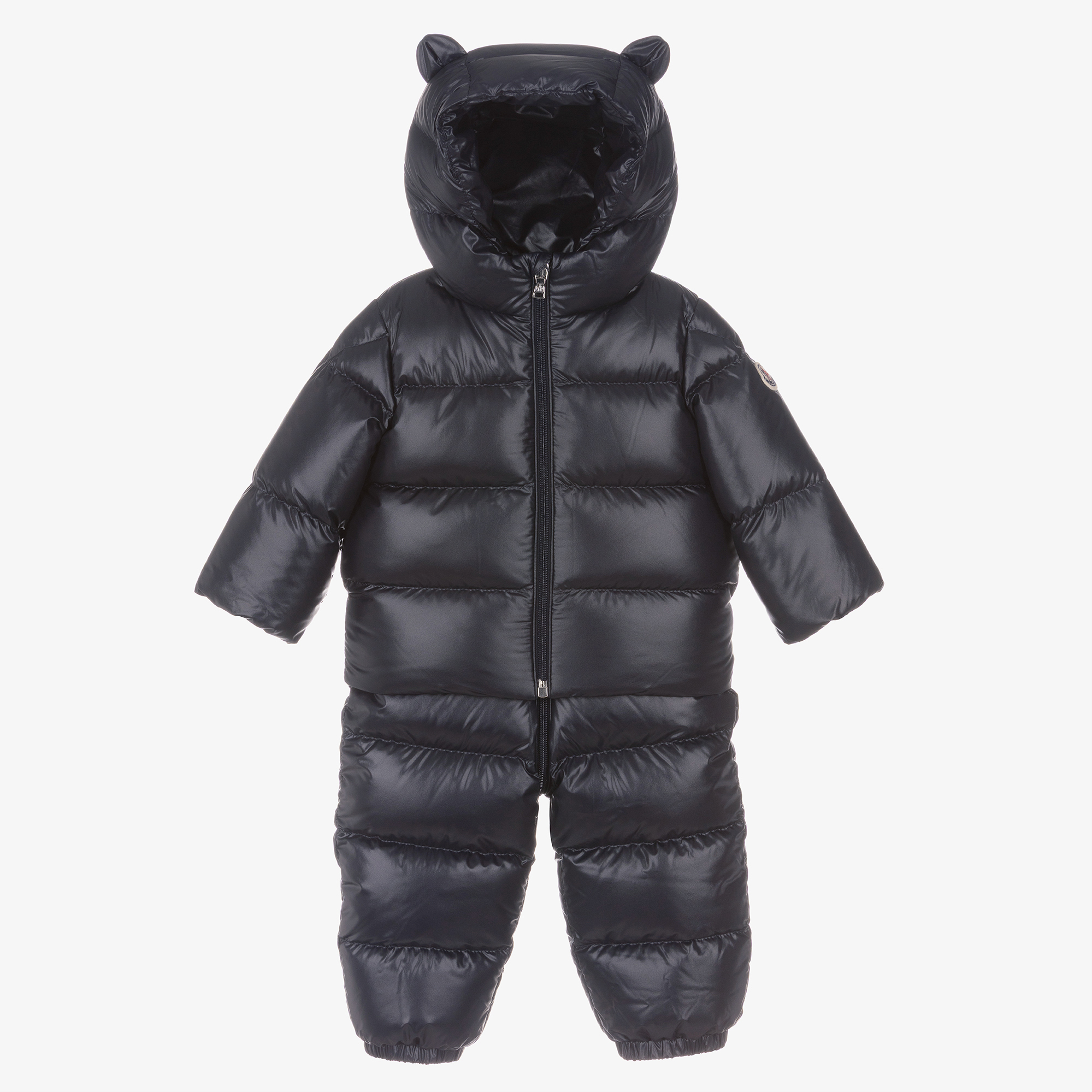 Moncler Enfant - Navy Blue Deidre 2 Piece Down Snowsuit