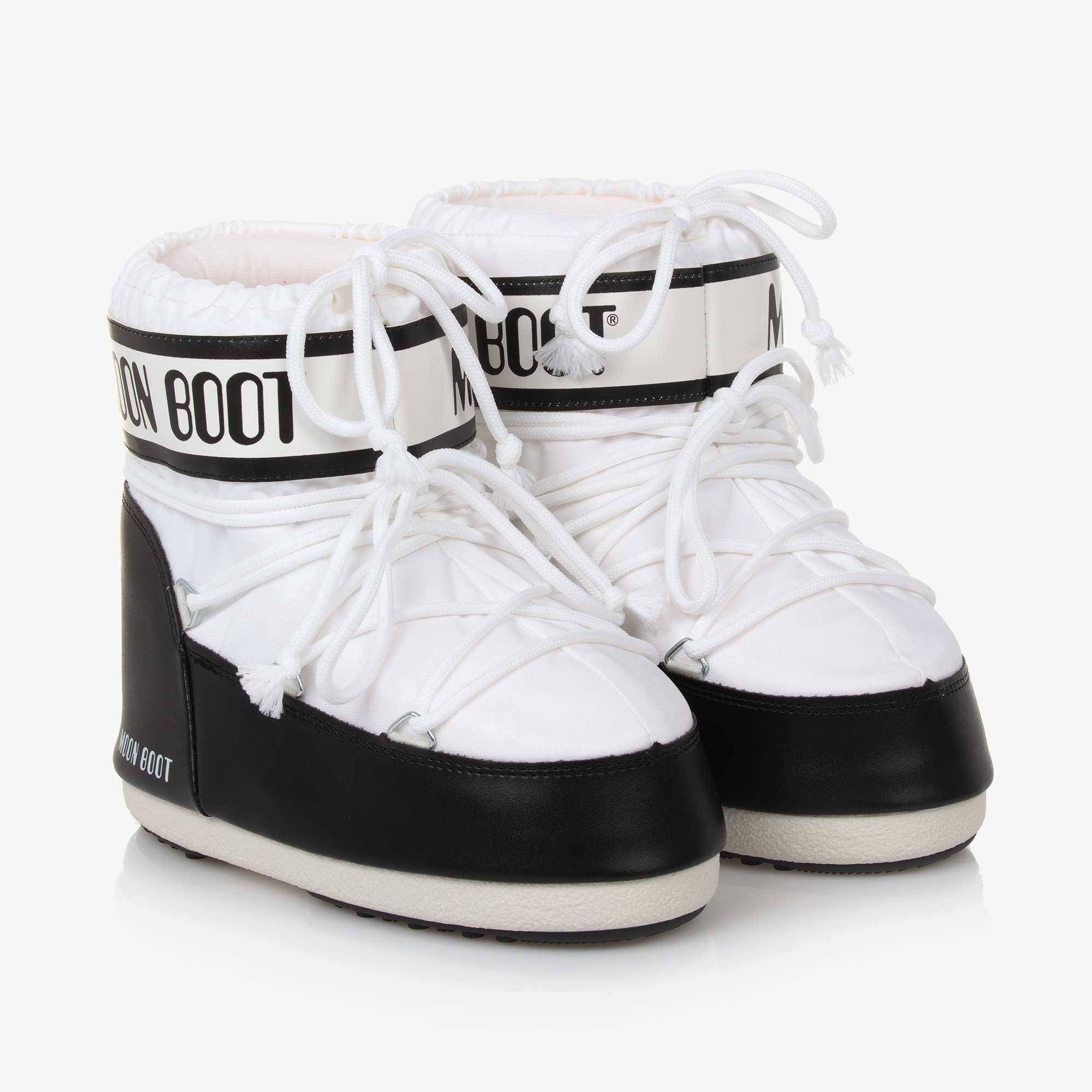 Moon Boot - White Icon Low Nylon Snow Boots | Childrensalon