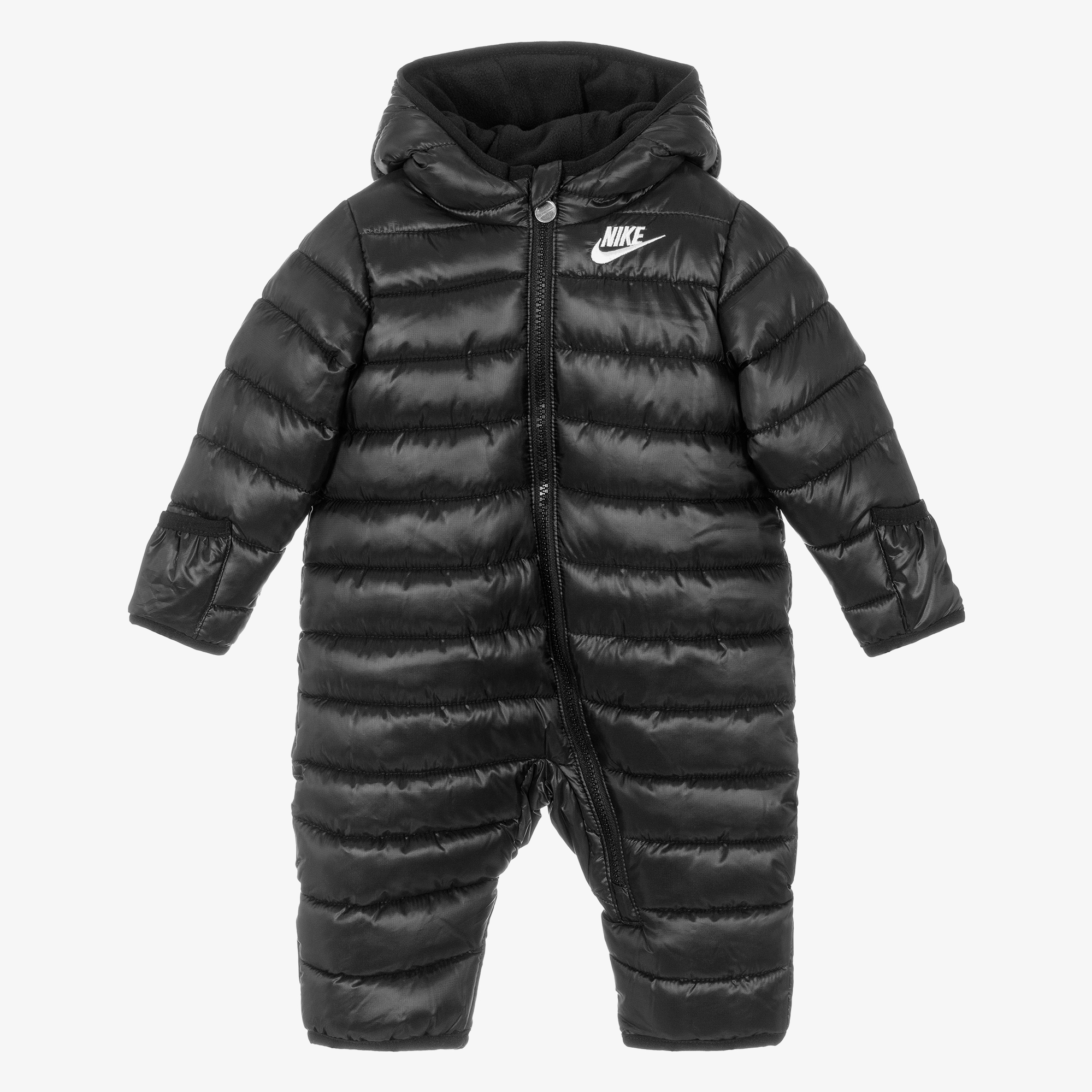 Snowsuit Nike Baby Winter Suit Nike Black Logo Padded Snowsuit - Main Image