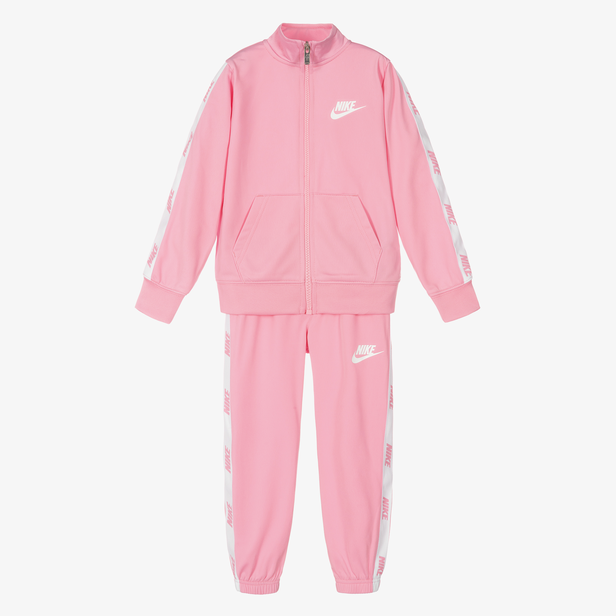 Nike Cute Baby Girl Tracksuits Nike Girls Pink Logo Tracksuit