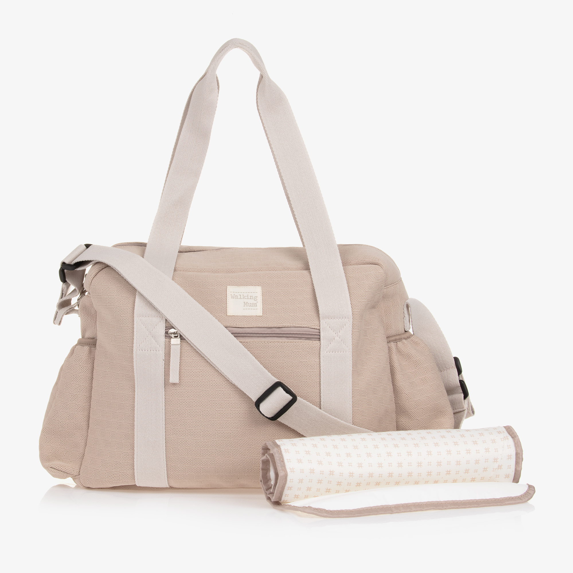 Pasito a Pasito Walking Mum Pink Eco Mesh Changing Bag (39 cm