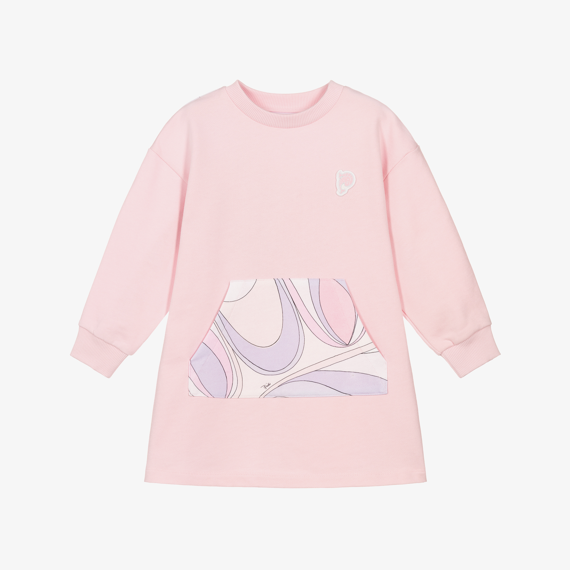 Pucci Girls Pale Sweatshirt Dress With Onde Print Girls Kids 10 year Pink Cotton By Childrensalon Pucci Girls Pale Sweatshirt Dress With Onde Print Girls Kids 10 year Pink Cotton By Childrensalon