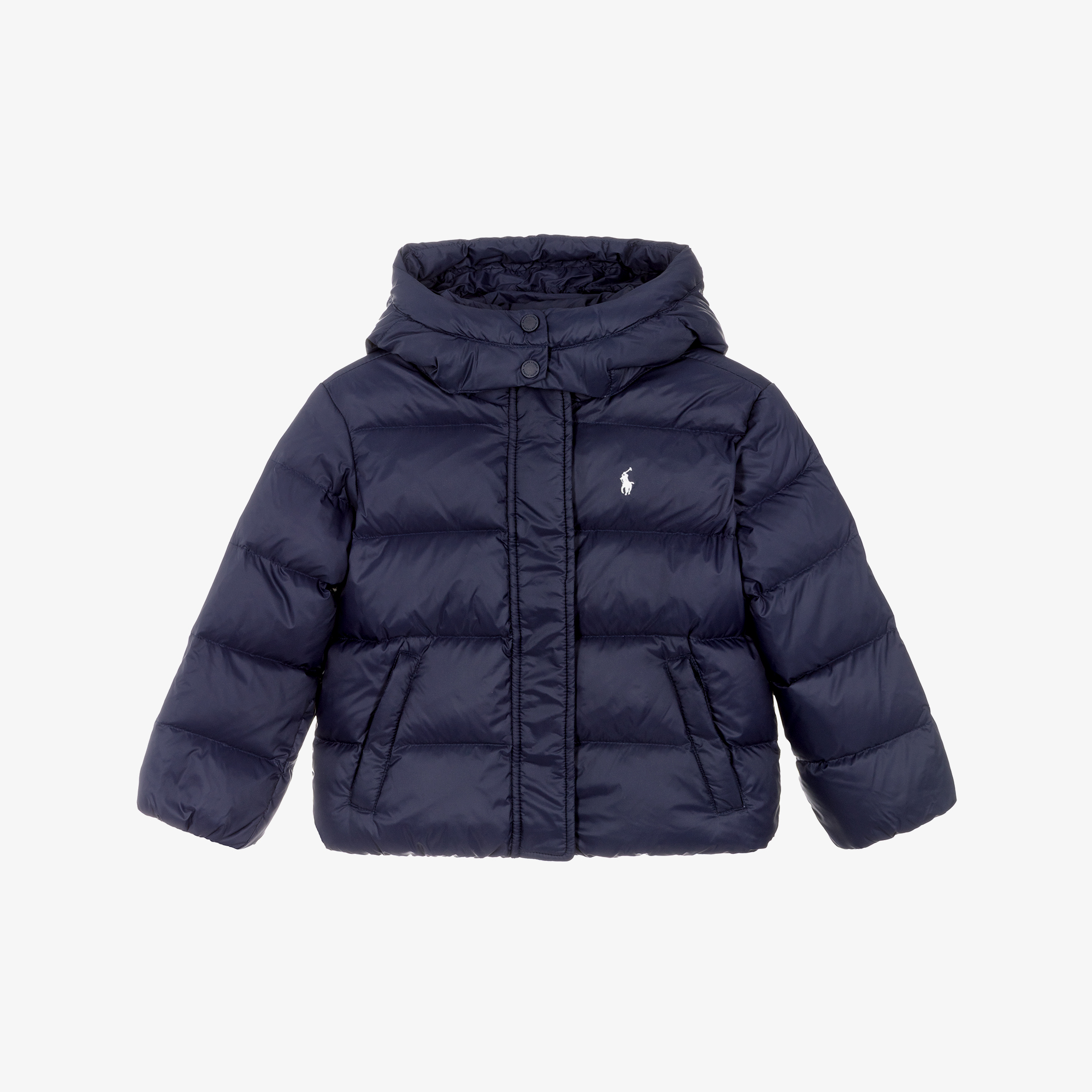 Ralph Lauren Girls Navy Blue Down Padded Puffer Jacket