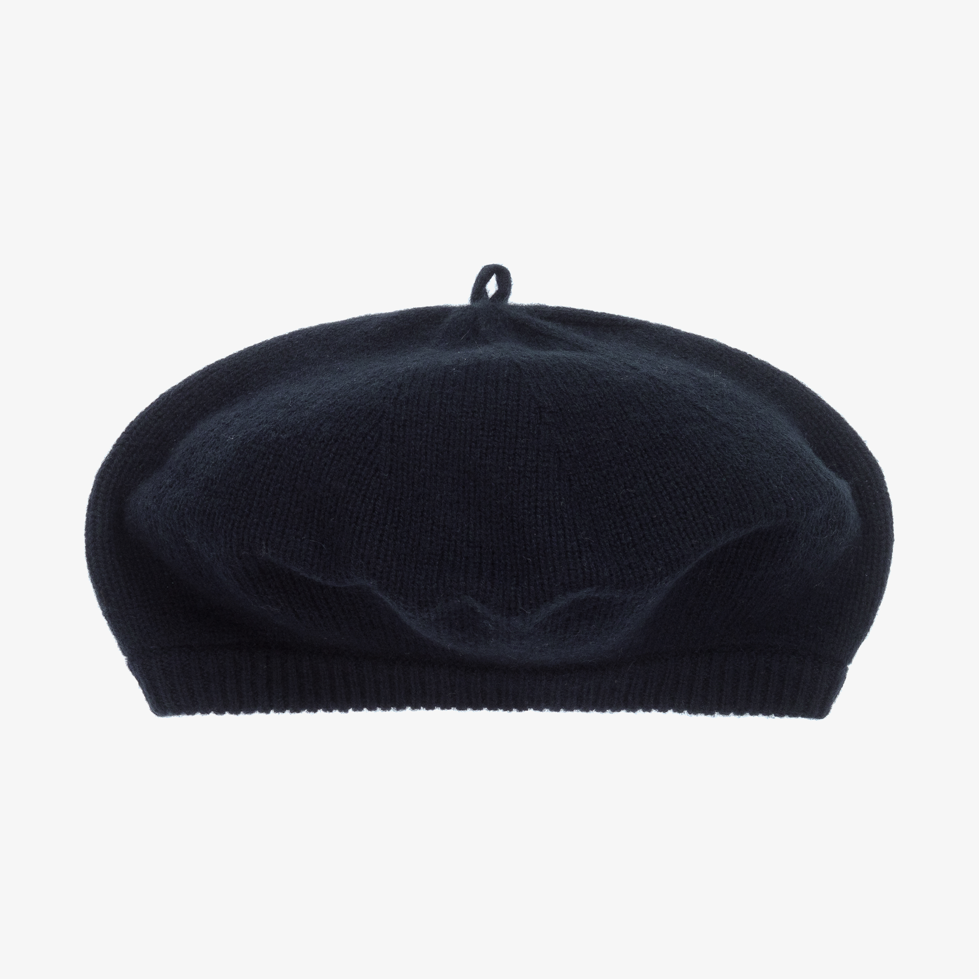 Ralph Lauren - Girls Navy Blue Knitted Wool Beret