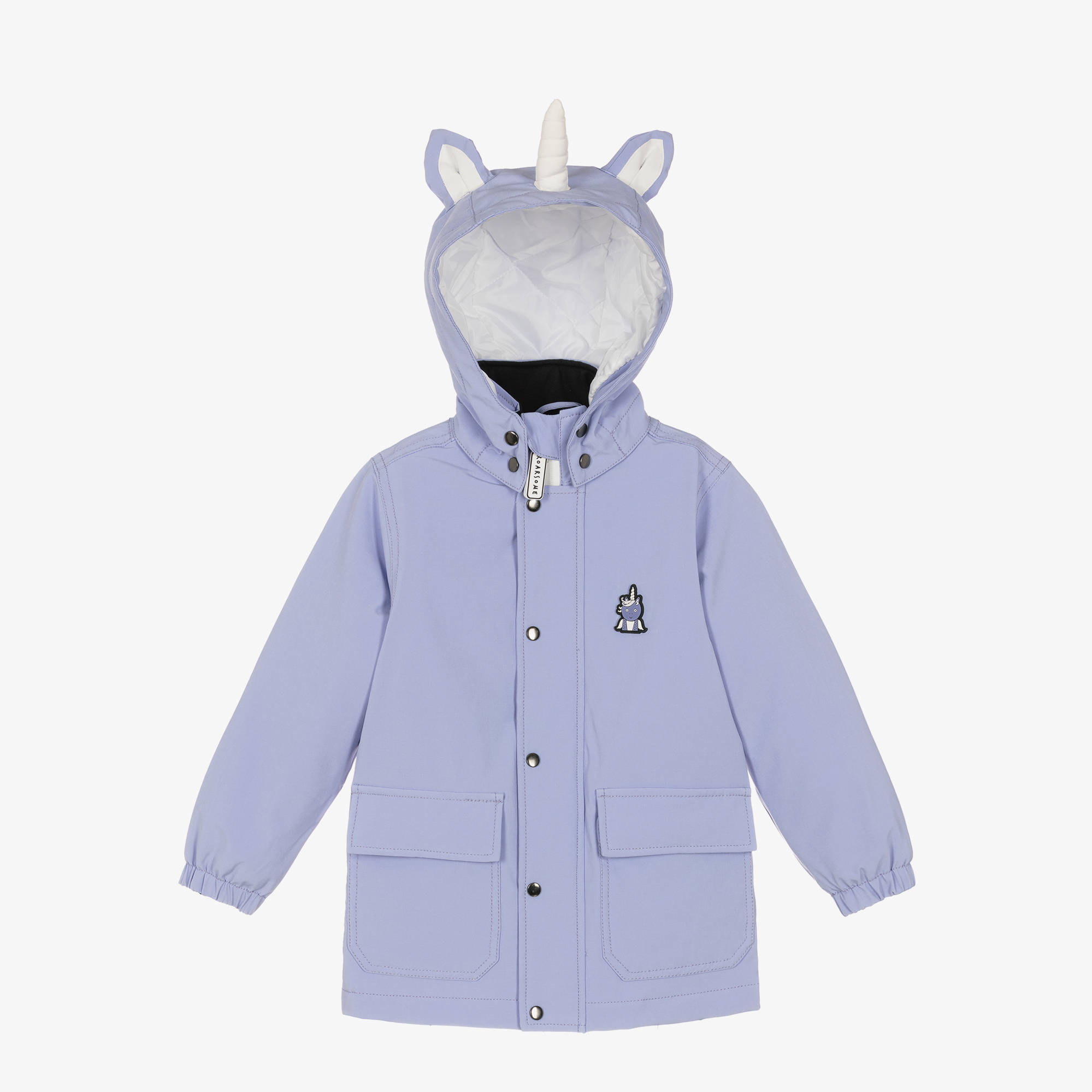 Roarsome Purple Sparkle The Unicorn Waterproof Coat Childrensalon