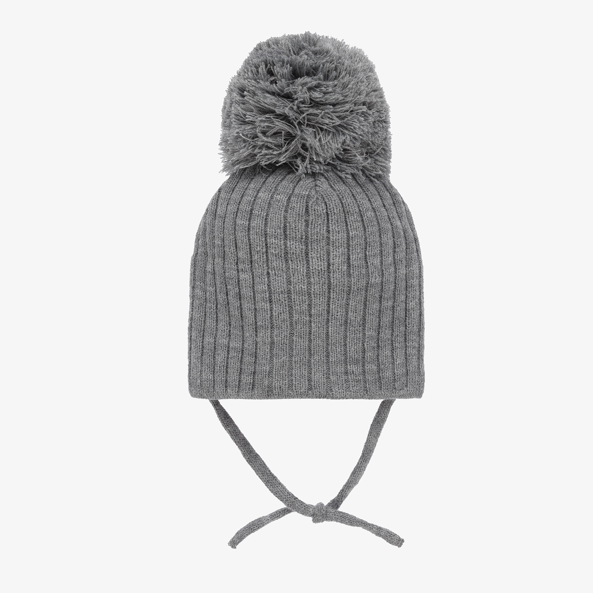 Sätila of Sweden Grey Park Large Pom-Pom Hat