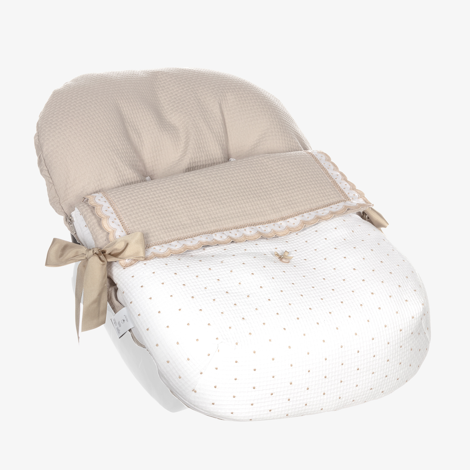 Uzturre Beige Car Seat Baby Nest (75cm) Childrensalon