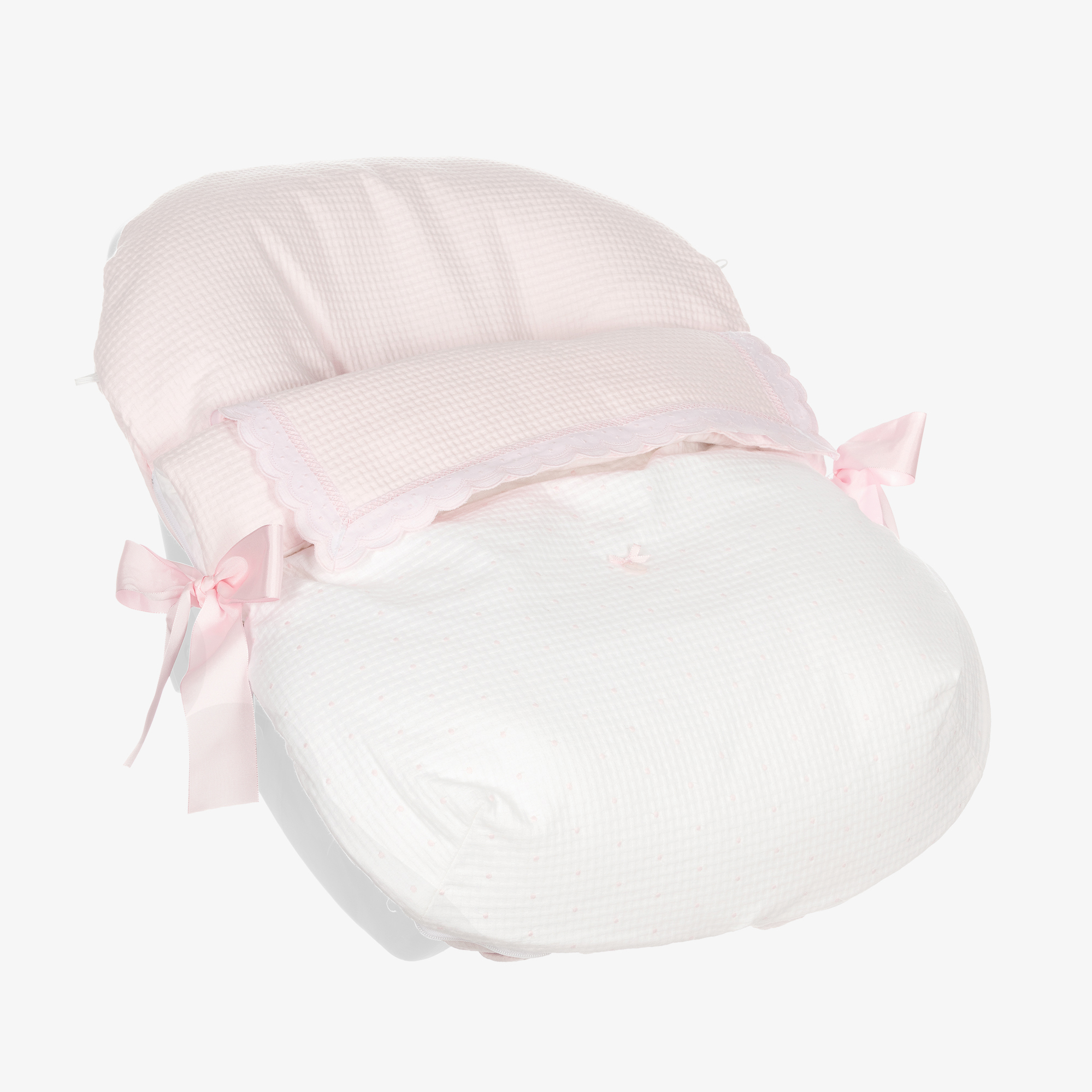 Uzturre Pale Pink Car Seat Baby Nest (75cm)