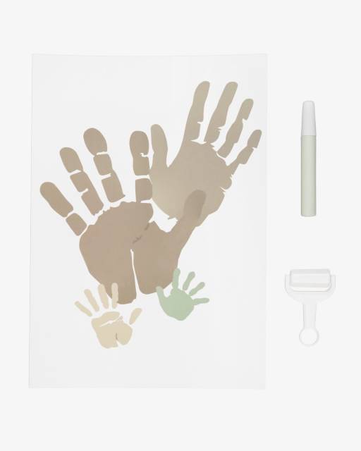 Bam Bam-Family Handprint Kit with Cards & Paint Pens | Childrensalon