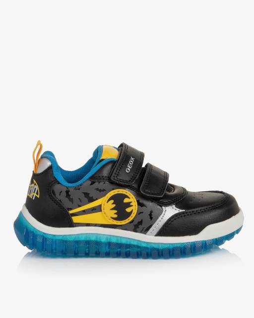 Geox-Boys Black Batman Light-Up Trainers | Childrensalon