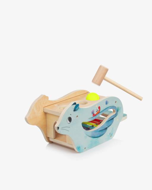 Moulin Roty-Blue Sea Lion Tap Tap Xylophone (36cm) | Childrensalon