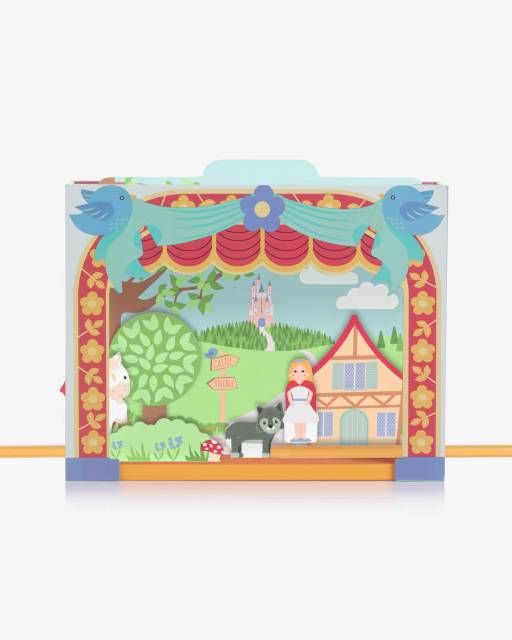 Orange Tree Toys-Wooden Table Top Theatre Toy (30cm) | Childrensalon