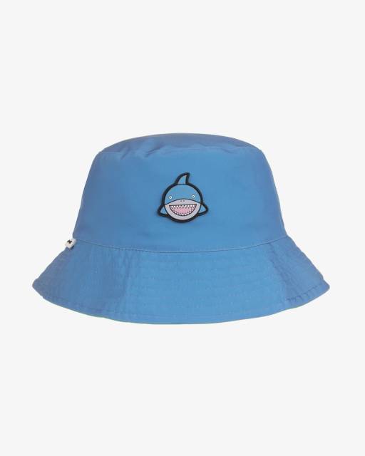 Roarsome-Blue Reef the Shark Reversible Bucket Hat | Childrensalon