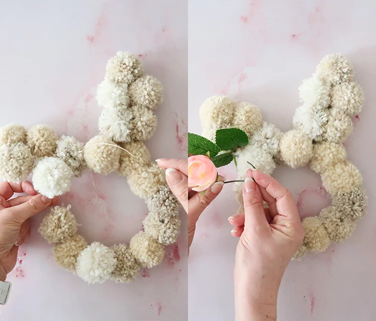 easter wreath uk, easter wreath ideas, easter wreath to make, how to make easter wreaths, easter wreath craft, easter wreath craft ideas, easter wreath making, easter wreath diy, easter wreath supplies, easter wreath kit, easter bunny wreath kit, pom pom easter bunny, pom pom bunny craft