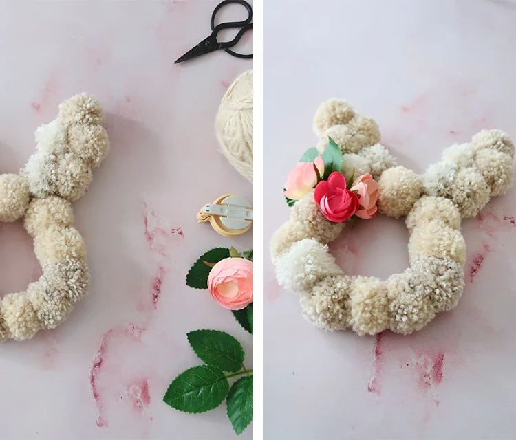 easter wreath uk, easter wreath ideas, easter wreath to make, how to make easter wreaths, easter wreath craft, easter wreath craft ideas, easter wreath making, easter wreath diy, easter wreath supplies, easter wreath kit, easter bunny wreath kit, pom pom easter bunny, pom pom bunny craft